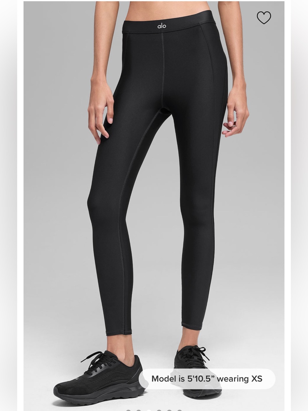 NWT Alo Airlift High-Waist Ignite 7/8 Legging - Black